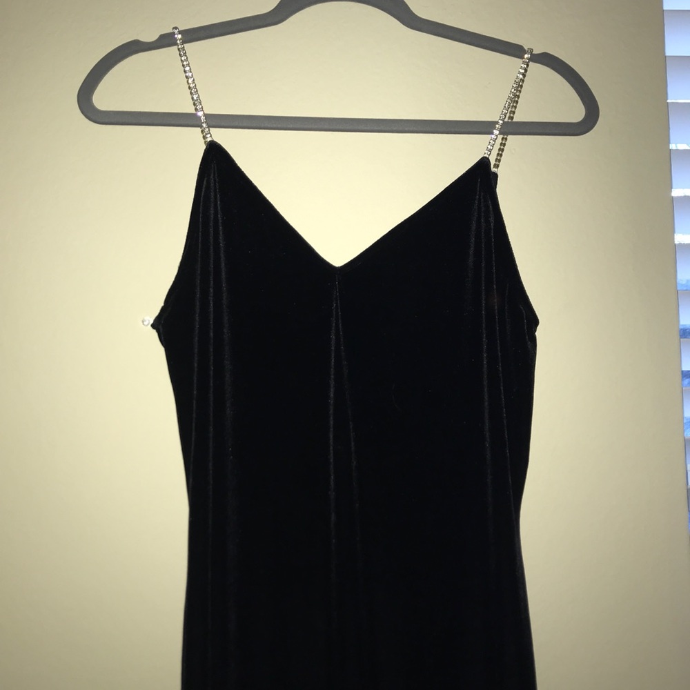Vintage Velvet Floor Length Dress